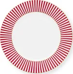 Pip Studio talíř Royal Stripes tmavě růžový, 17 cm