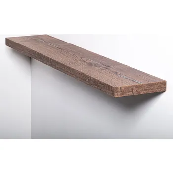 Stolová deska police Halifax cínový Tloušťka: 36 mm, Šířka police: 500 mm, Hloubka: 250 mm