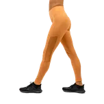Nebbia Legíny se síťkou s vysokým pasem PERFORMANCE 480 oranžové - S