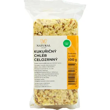 Rýžový chlebíček Kukuřičný chléb celozrnný Natural Jihlava 100 g