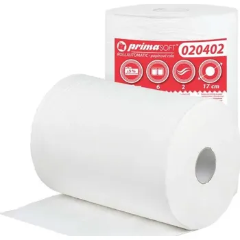 Papírový ručník Prima Soft Papírové ručníky 2-vrstvé primaSOFT ROLL AUTOMATIC 150m návin (6 rolí)