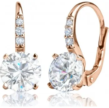 Šperk Couple, Elegantní náušnice Joyce, růžové zlato se zirkony, 585-66-3-0220.4C00.0.00.001.08