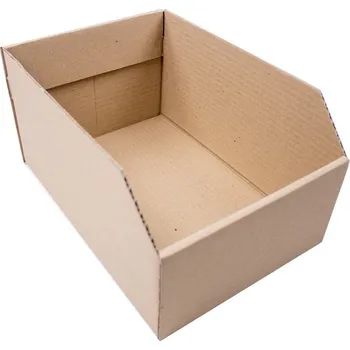 Úložný box Eobaly.cz Regálový zásobník 200x290x150 mm 3VVL kartonový 25 ks
