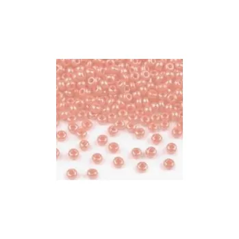 Dětské navlékací korálky Rokajl PRECIOSA meruňková perleťová > (10/0) Ø2,3mm (sáček 20g)