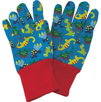 Rukavice Dětské rukavice s dinosaury - modré (3-6 let)