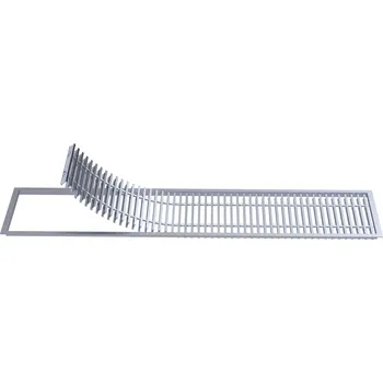 Radiátor BOKI PML mřížka 250mm /1250mm Dural - elox přírodní