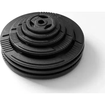 TRUESTEEL Litinové Tri-Grip kotouče 30 mm Sada 1,25 kg až 20 kg