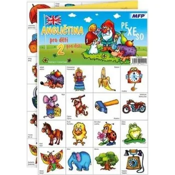 Pexeso Pexeso papírové A4 Angličtina pro děti 2 MFP