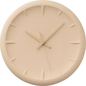 Hodiny Lemnos, Nástěnné hodiny Lemnos Relief béžové - Formadore