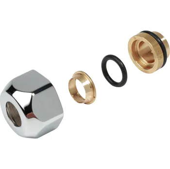 Stavebniny Giacomini T178C Adaptér pro Cu trubky, leštěný chrom
