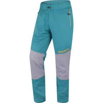 Pánské kalhoty Husky Pánské softshellové kalhoty Kala M XL, grey/mint