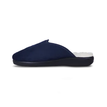 Dámské pantofle Vasky Holly Blue - Dámské vlněné pantofle / papuče modré | česká výroba ze Zlína 37 EU