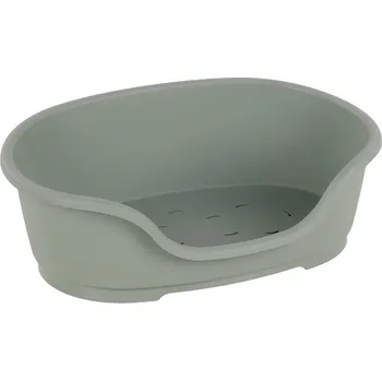 Pelíšek pro psa Plastový pelech FLAMINGO Tuck zelený (S) 58x38x20cm