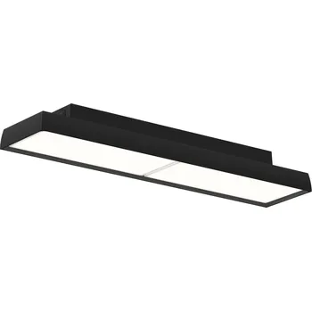 Louis Poulsen, Stropní světlo Slim Box Surface LED 3000K s mikroprismatickým difuzorem ovládání osvětlení Dali černé - Formadore