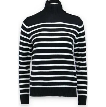 Dámský svetr Svetřík se stojáček PJ90663 Itálie barva: černá