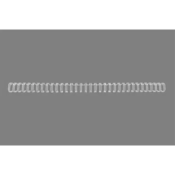 Kancelář Hřbet „WireBind“, bílý, drátový, 3:1, 6 mm, 55 listů, GBC