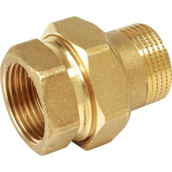 Fitinka Giacomini R18SP Radiátorové šroubení přímé, mosaz, ploché těsnění