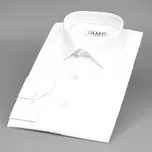 Pánská košile AMJ jednobarevná JD018, bílá, dlouhý rukáv, vel. 42