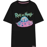 Rick and Morty - tričko Létající talíř Velikost: M