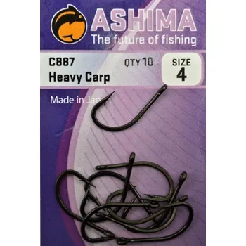 Rybářský háček Ashima Kaprové háčky C887 Heavy Carp č. 10