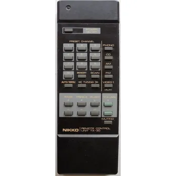 NIKKO NR-850, NR-1050 - kompatibilní značkový dálkový ovladač General