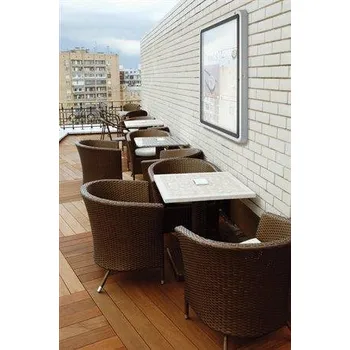 Vitrína, exteriérová, magnetická, 8xA4, NOBO