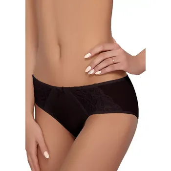 Kalhotky Dámské klasické kalhotky No.072 EWANA Barva: černá, Velikost: S