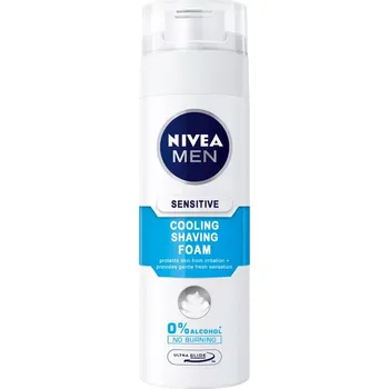 Nivea Men Sensitive Cooling, pěna na holení, 200 ml