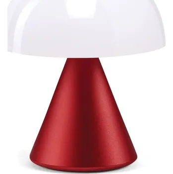 Lampička Lexon, Led lampa Mina mini tmavě červená - Formadore