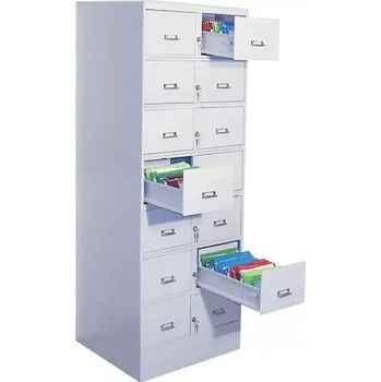 Kartotéka 2380/7/S kartotéka 14-ti zásuvková A5, bílá