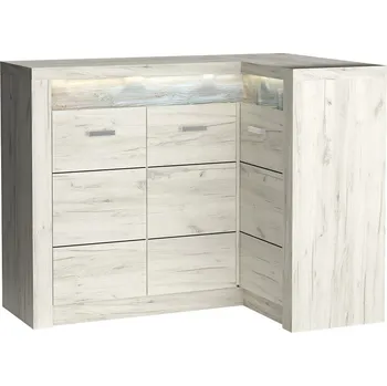 Šatní skříň Komoda INDIANAPOLIS I15 Kraft Bílý