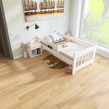 Dětská postel DRW Dětská postel z masivu Edík 180 x 80 cm - barva Bílá ROŠT ZDARMA