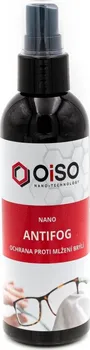 Čisticí roztok na brýle OiSO Nano Antifog ochrana skla proti mlžení 100 ml