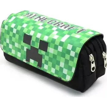 Penál Minecraft velké školní pouzdro - Černá