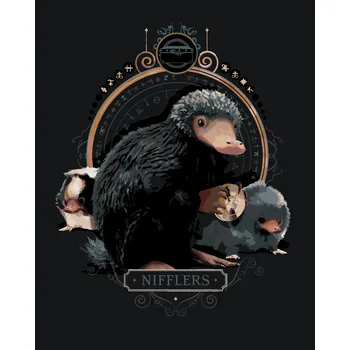 Dětské zboží ZUTY Malování podle čísel - PORTRÉT HRABÁCI (FANTASTICKÁ ZVÍŘATA) Rozměr: 40x50 cm, Rámování: vypnuté plátno na rám