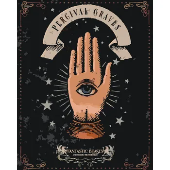 ZUTY Malování podle čísel - PLAKÁT BYSTROZOR PERCIVAL GRAVES (FANTASTICKÁ ZVÍŘATA) Rozměr: 40x50 cm, Rámování: bez rámu a bez vypnutí plátna