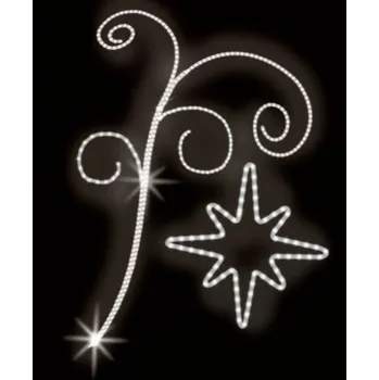 Vánoční světelný řetěz Polamp POL-0226 - 2D dekorace - Ozdoba sloupů - 100 x 100 cm