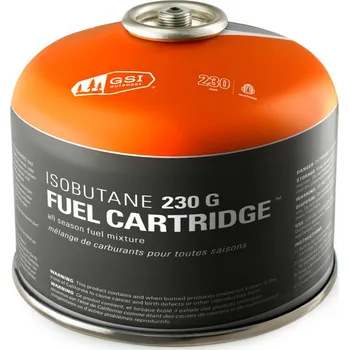 Plynová kartuše Plynová kartuše GSI Outdoors Isobutane Fuel Objem: 230 g, Kód produktu: 56022