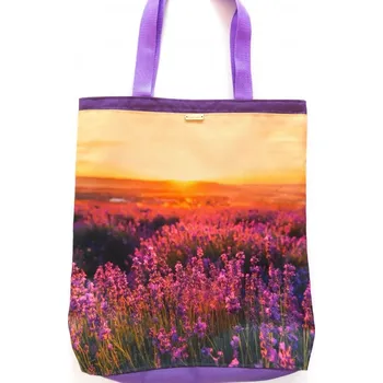 Nákupní taška POLE LEVANDULÍ PŘI ZÁPADU SLUNCE