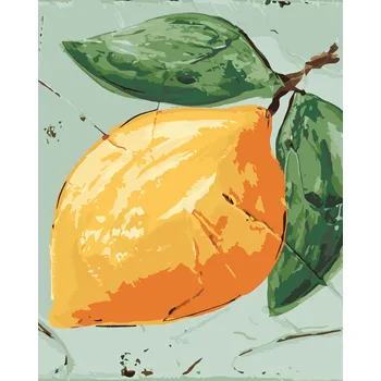 ZUTY Malování podle čísel - CITRÓN II (HALEY BUSH) Rozměr: 40x50 cm, Rámování: vypnuté plátno na rám