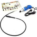 Přímá bruska s ohebnou hřídelí a příslušenstvím, sada 218 ks - TUSON RT170