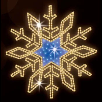 Vánoční osvětlení Polamp POL-0026M - 2D dekorace - Vločka - Ø120cm
