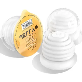 Návlek na penis Cestovní masturbátor Jelly Cup žlutá