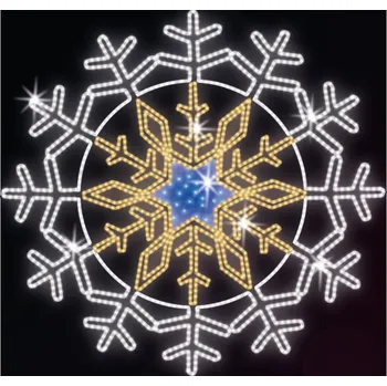 Vánoční osvětlení Polamp POL-0070M - 2D dekorace - Vločka - Ø320cm