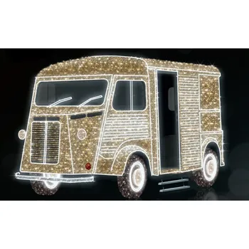 Vánoční osvětlení Polamp POL-1035 - 3D dekorace - Auto - 200 x 200 x 600 cm