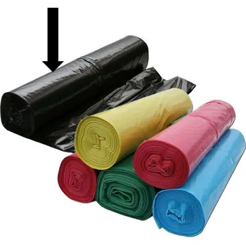 Pytle na odpadky Pytel PE 70x110 60mi černý/25ks