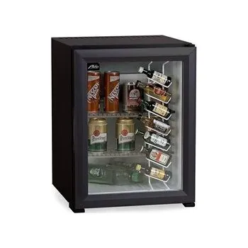 Lednice Termoelektrický minibar BC30G, prosklený, černý, 30 l HZBC30GTEM-BL