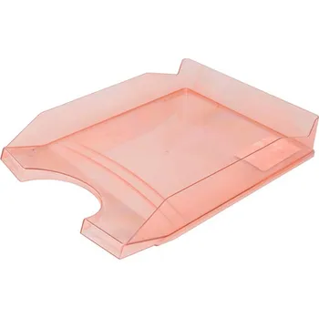 Úložný box Box stohovatelný plný transp. červený