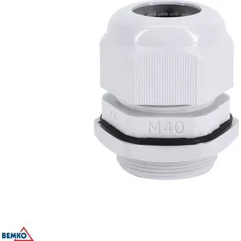 kabelová chránička Bemko Kabelová vývodka M-40 šedá