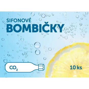 Příprava sody Sifonové bombičky SIFOS 8 gr CO2 plnitelné - 10 ks - komplet